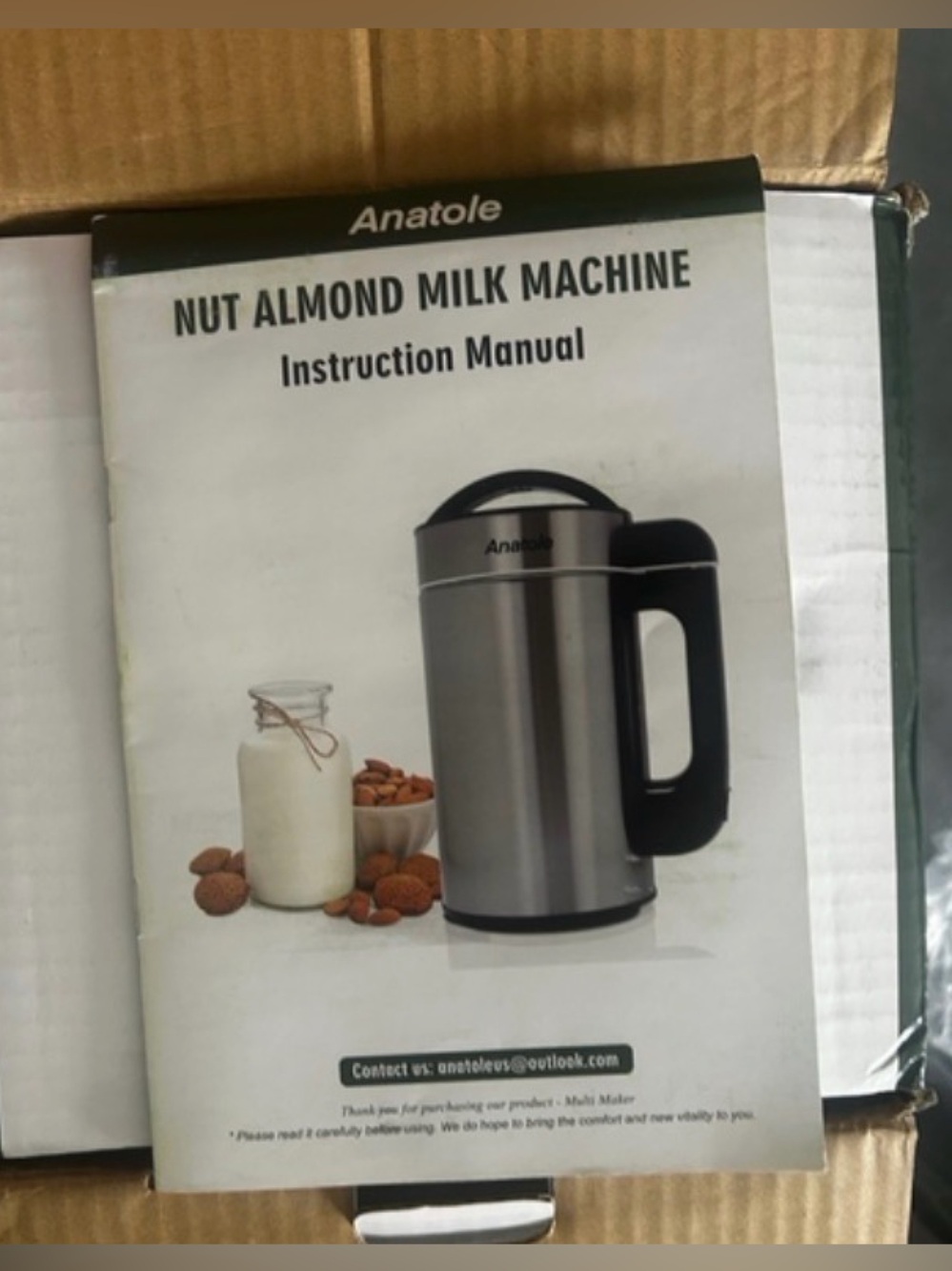 Stainless Steel Nut & Almond Milk Machine - Silver